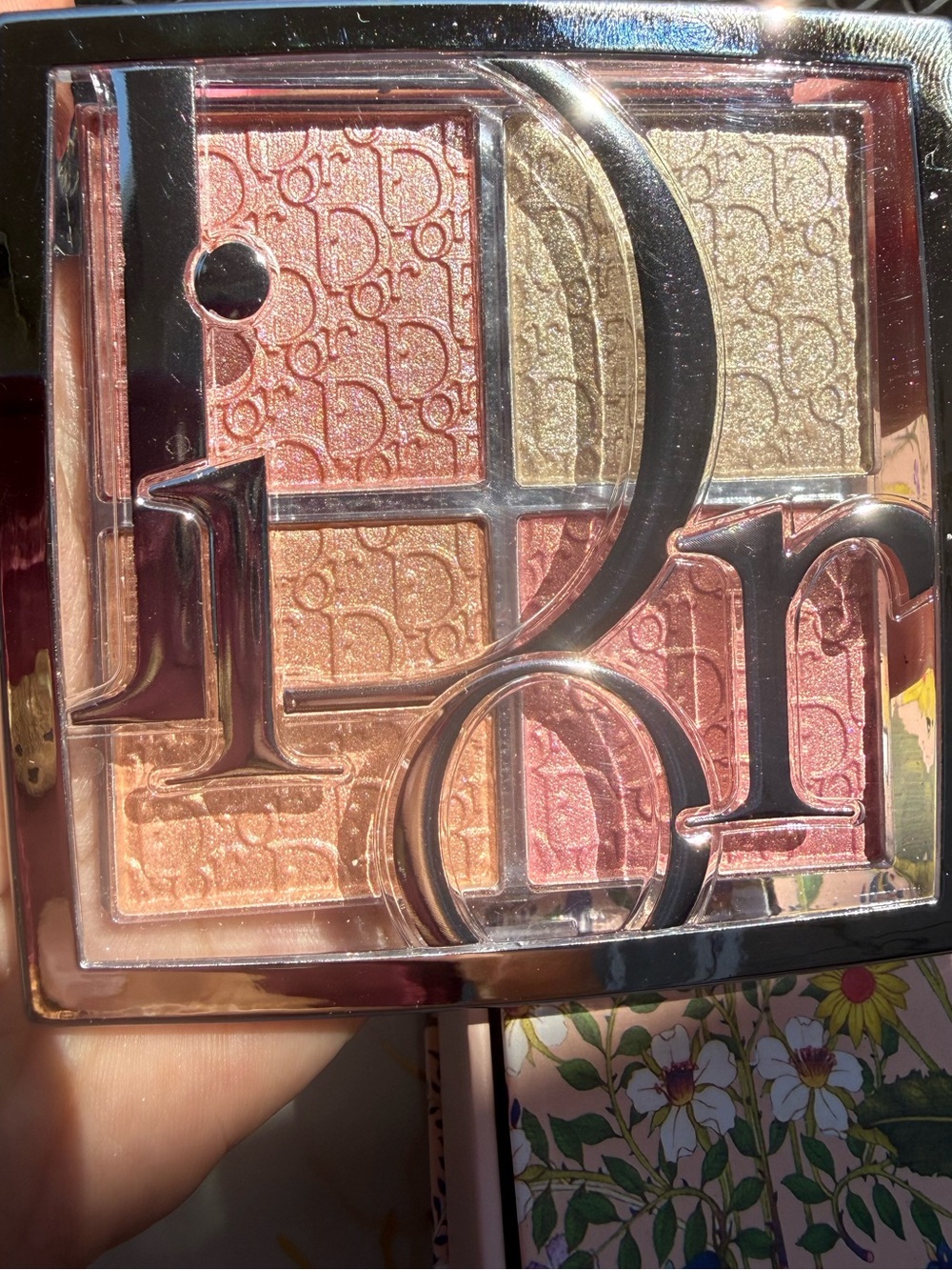 Dior Backstage Glow Maximizer Highlighter Palette — 003 Pearly Peach NIB🌸